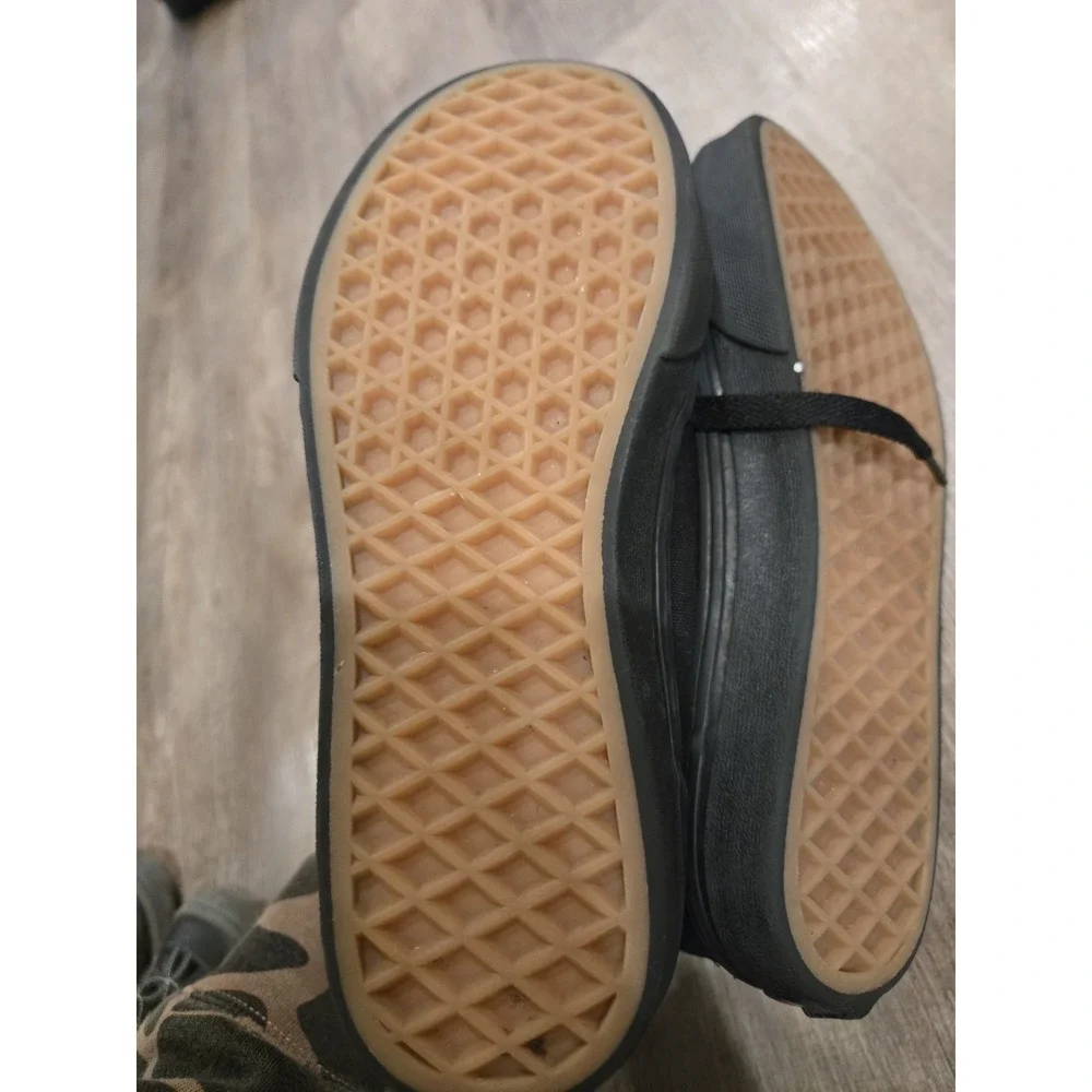 Vans‎ Youth Black Unisex Filmore Hi Zip Sneakers Sz 3.5